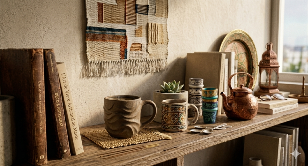 intégrer des objets artisanaux dans sa déco